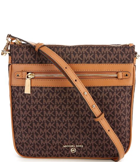 michael kors double pouch crossbody signature|Michael Kors jet bag.